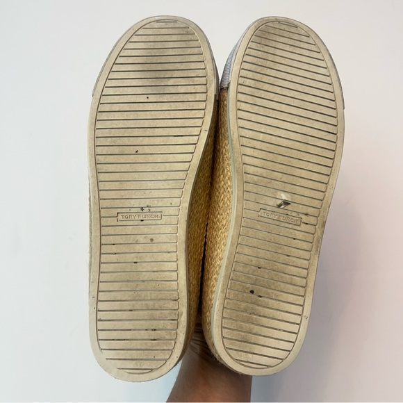 Tory Burch Platform Espadrille Sneakers, Size 7.5 - Picture 7 of 8